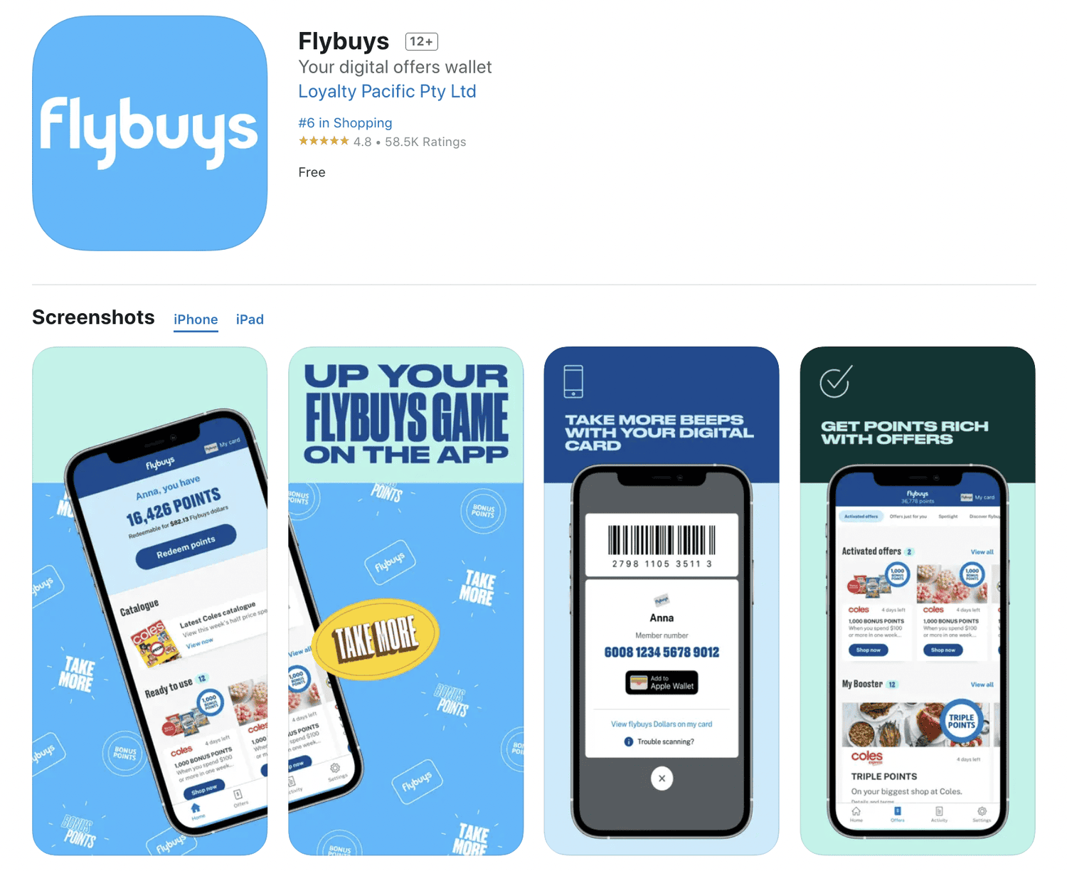 澳洲旅遊必備app - flybuys
