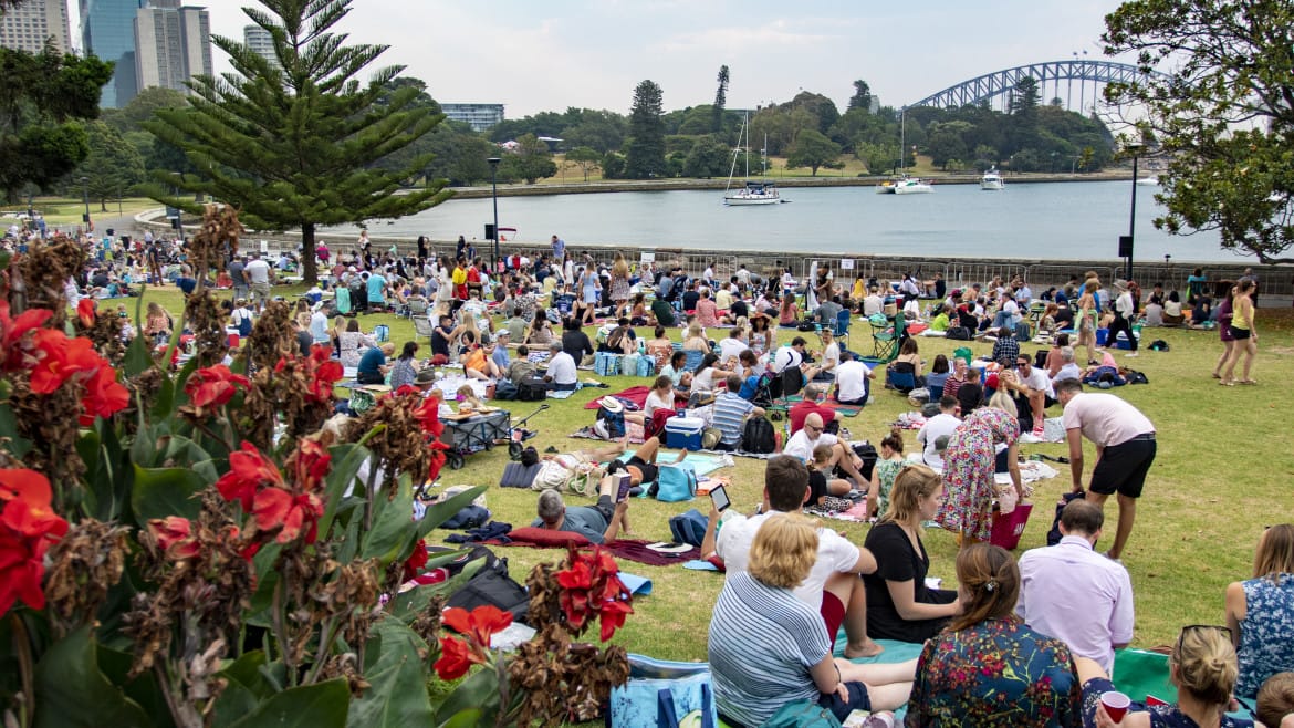 2024年雪梨跨年煙火皇家植物園 2024 Sydney firework botanic garden