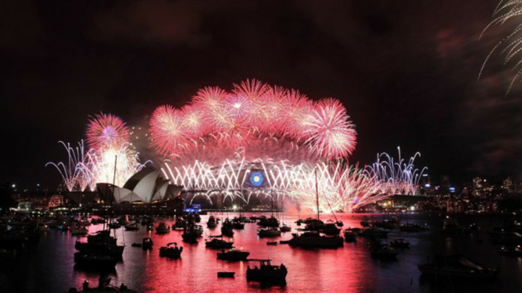 2024年雪梨跨年煙火皇家植物園 2024 Sydney firework Mrs Macquaries Point