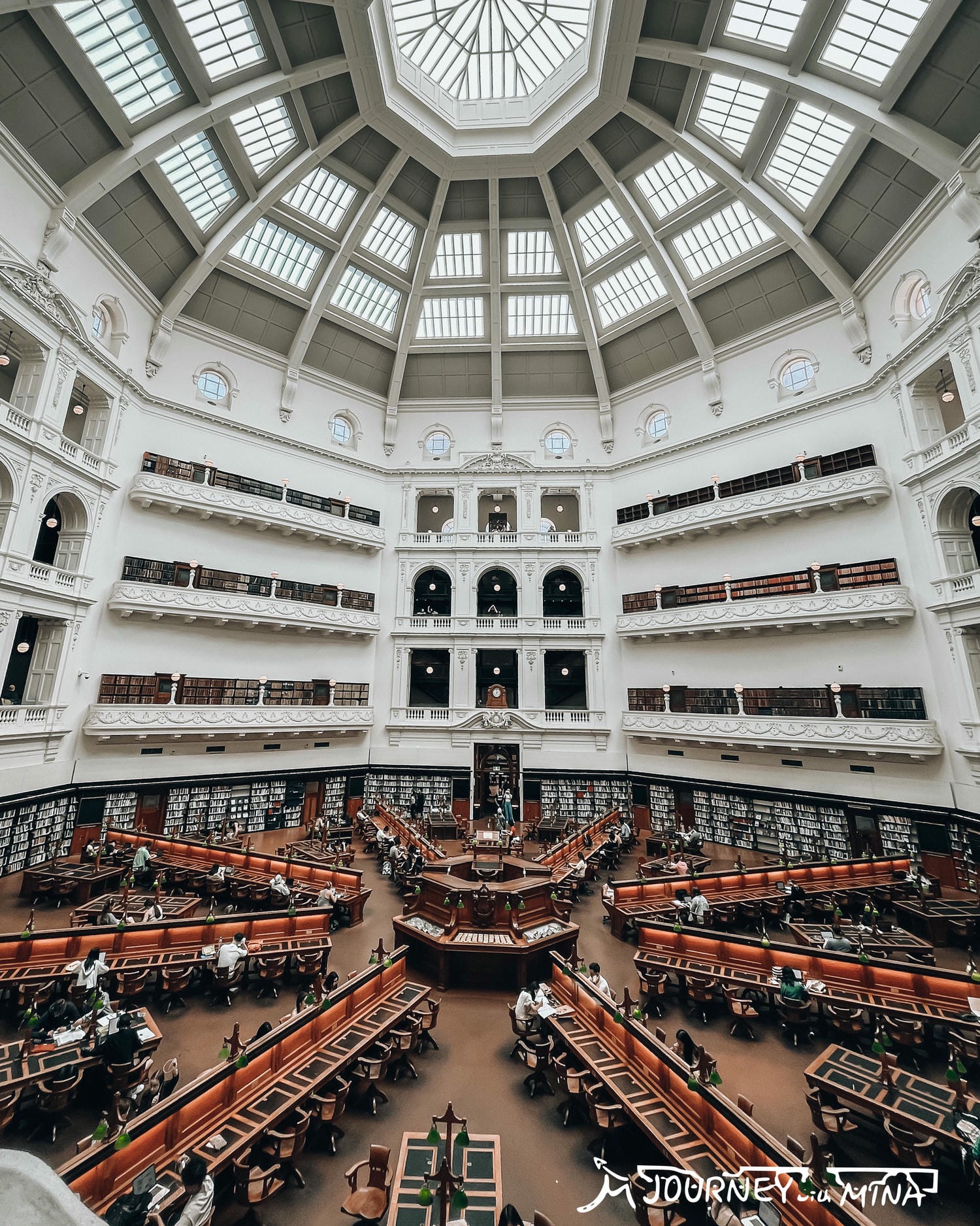 【維多利亞州立圖書館】墨爾本市區景點-世界最美圖書館!State Library of Victoria - 第1張圖 墨爾本景點-維多利亞州立圖書館