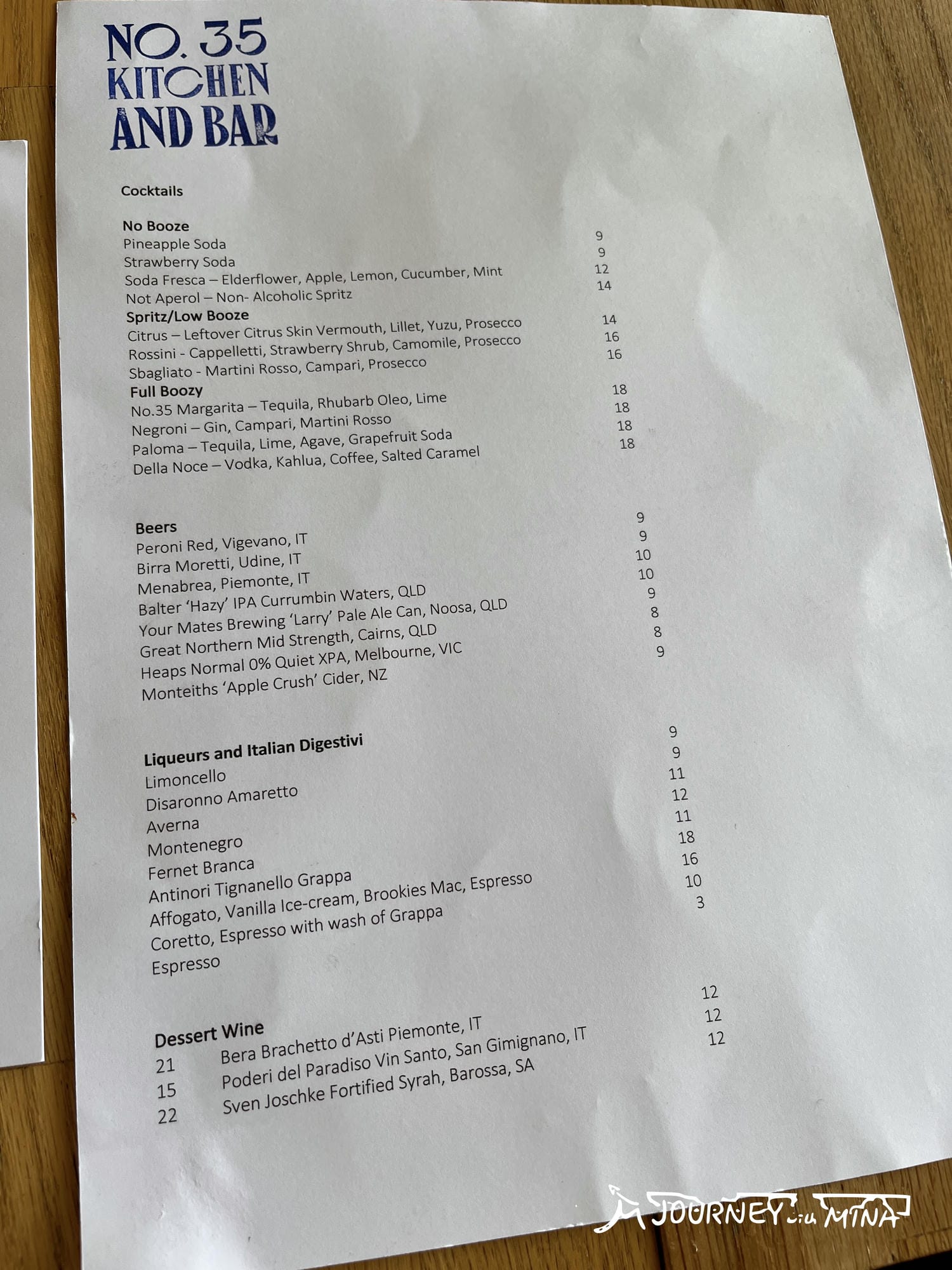 澳式Cafe’ 推薦NO. 35 kitchen & bar