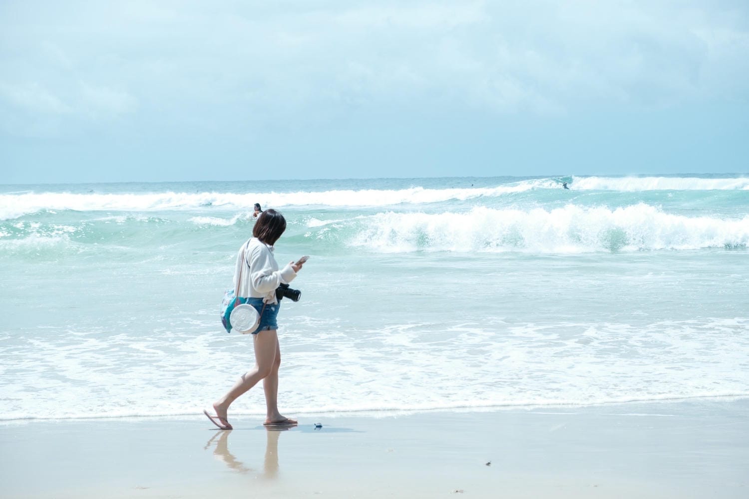 布里斯本自駕旅行-卡巴雷塔Cabarita beach