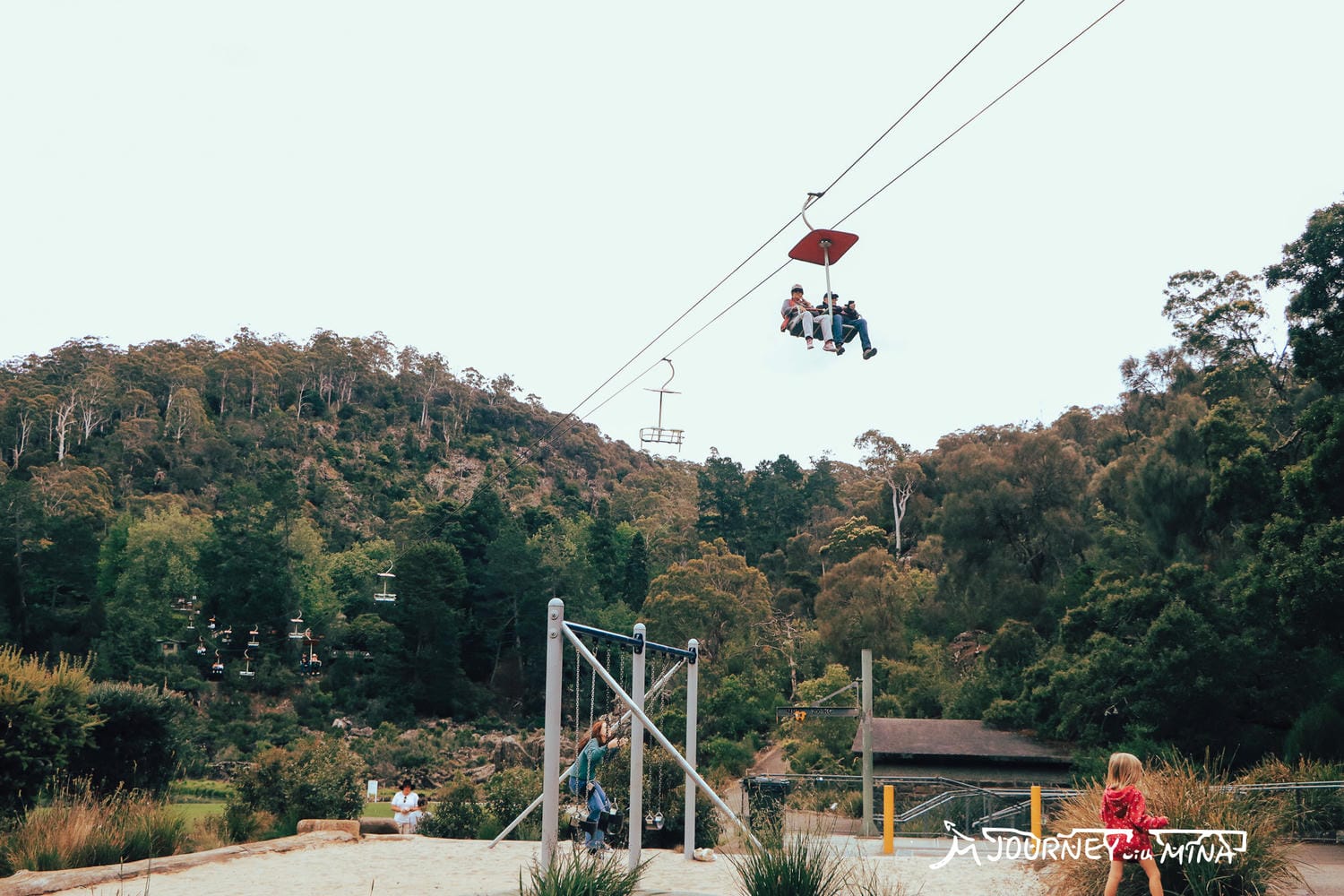 【塔斯馬尼亞卡塔拉克特峽谷】Launceston市區景點親子最愛空中纜車 Gorge Scenic Chairlift - 第6張圖 朗塞斯頓一日遊空中纜車/卡塔拉克特激流峽谷激流峽谷 Gorge Chairlift Launceston