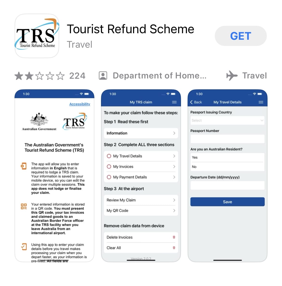 澳洲旅遊退稅 TRS APP 步驟教學