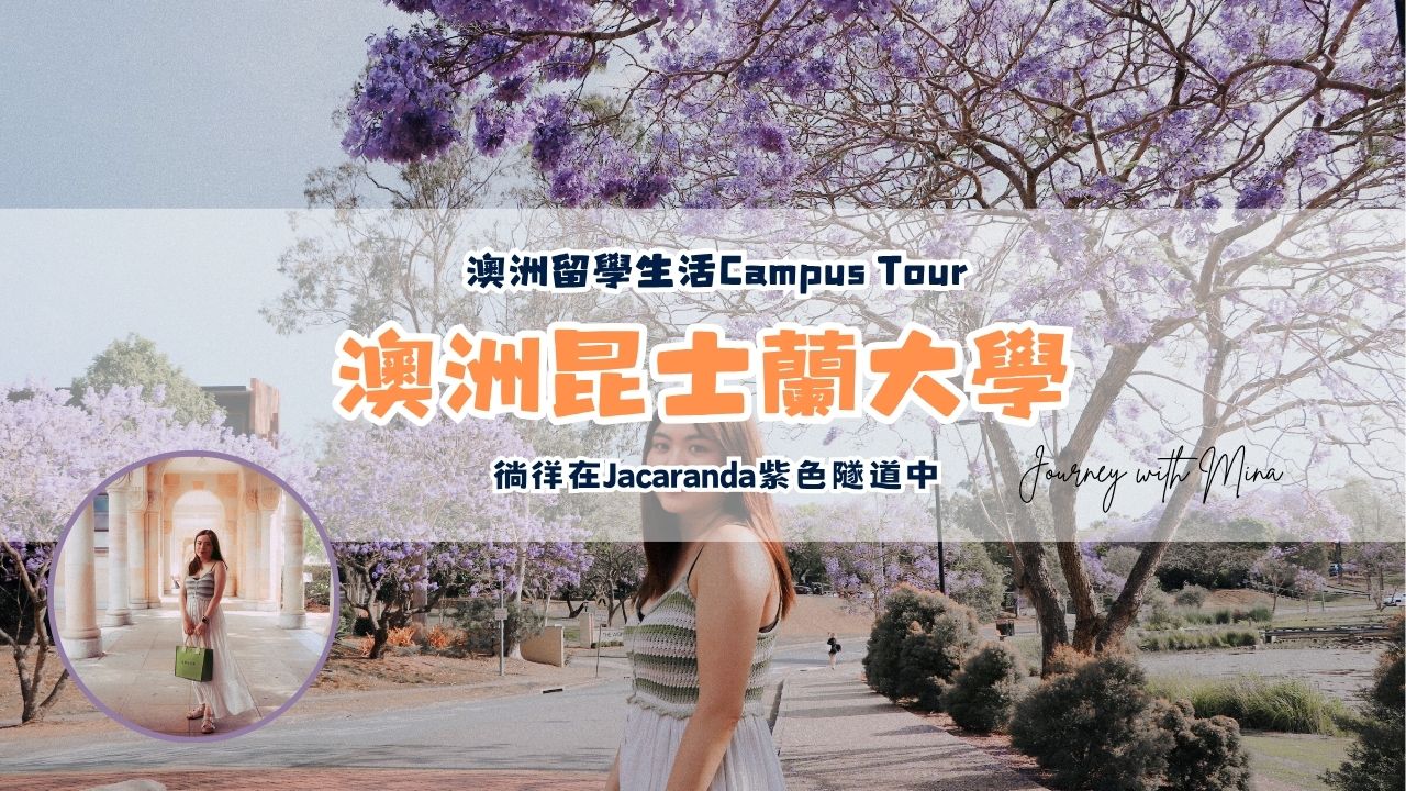 回到母校昆士蘭大學UQ!澳洲留學生活徜徉在Jacaranda紫色隧道中