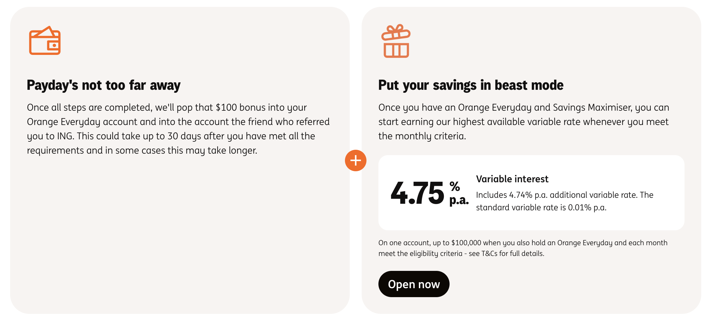 【澳洲ING銀行推薦碼】零風險4.75%利率和澳幣$100!開戶到領獎金教學11/30截止(邀請碼Kke212) - 第3張圖 【澳洲ING銀行推薦碼】零風險4.75%利率和澳幣$100!開戶到領獎金教學11/30截止(邀請碼Kke212)