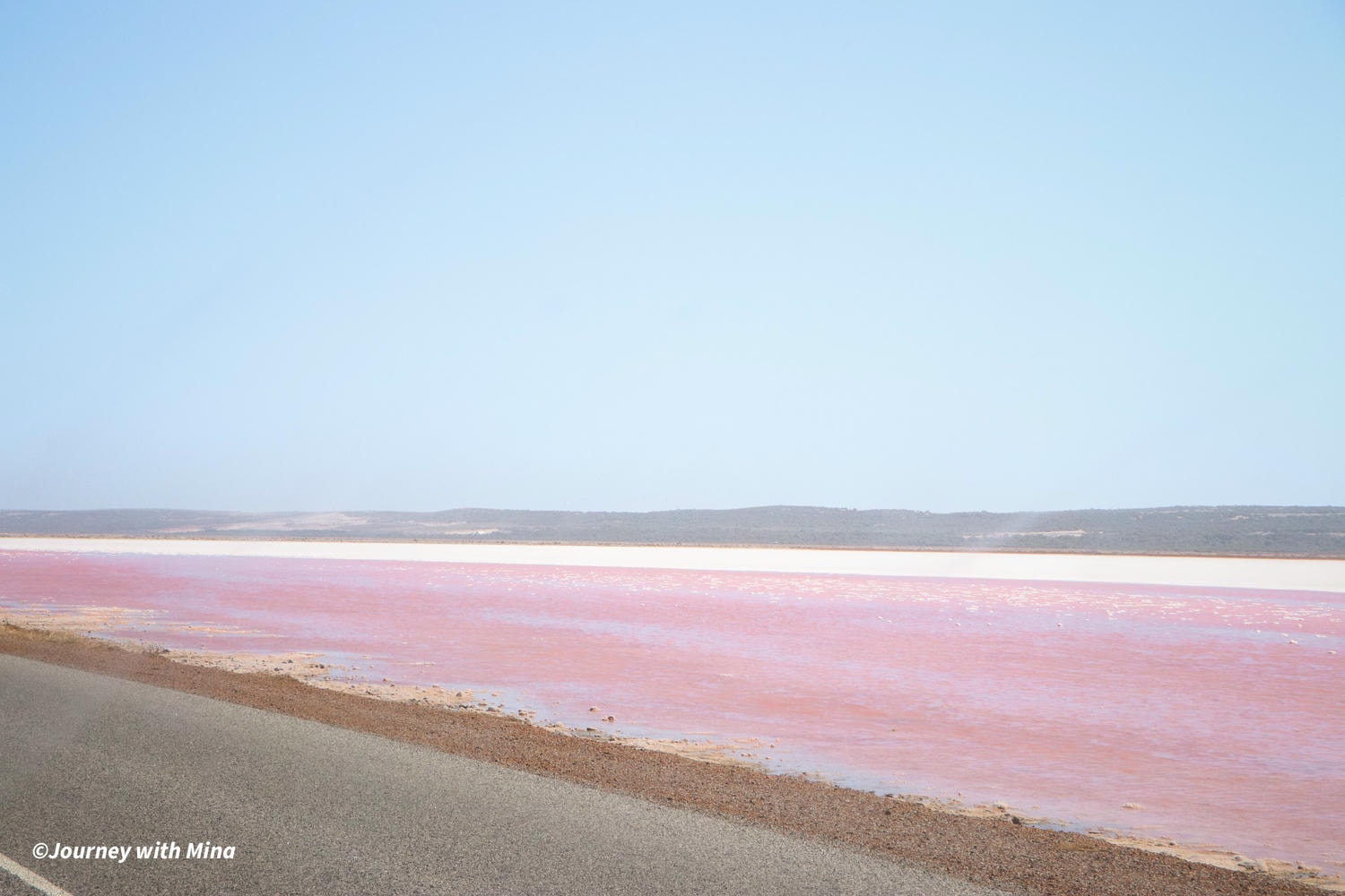 澳洲粉紅湖 西澳景點 Hutt Lagoon pink lake